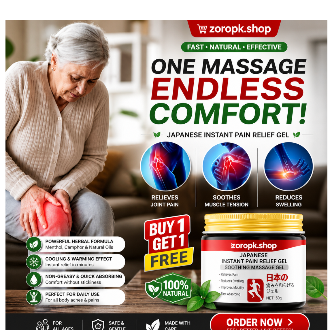 Japanese Instant Pain Relief Gel