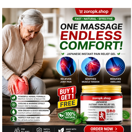 Japanese Instant Pain Relief Gel